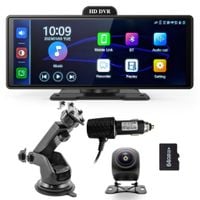 Stacja Multimedialna Rejstrator Android Apple Carplay DVR 4K 2 Kamery Wifi