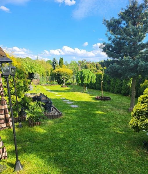 Palisada Ogrodowa Paliki Brąz 16,2 m Border Płotek zdjęcie 3