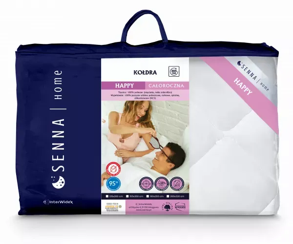 Kołdra całoroczna 200x220cm HAPPY | Inter Widex zdjęcie 4
