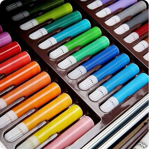 ZESTAW ARTYSTYCZNY PLASTYCZNY KREATYWNY DO MALOWANIA DLA DZIECKA WALIZKA na Arena.pl