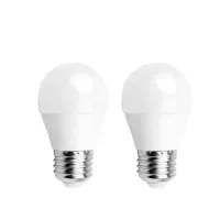 2 x Żarówka LED G45 E27 7W 620lm zimna 6400K energooszczędna do biura