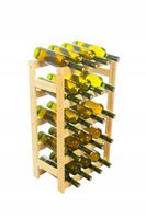 regał na wino drewniany stojak na 20 butelek półka producent