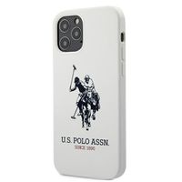 us polo ushcp12mslhrwh iphone 12/12 pro6,1 biały/white silicone