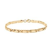 złota bransoletka klasyczna w żółtym złocie próby 333