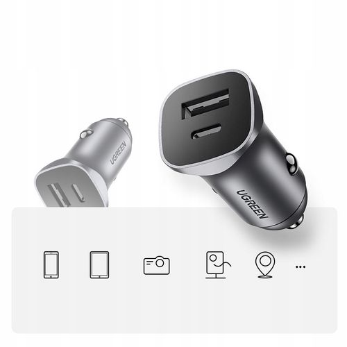 Ładowarka samochodowa UGREEN CD130 USB-C 24W na Arena.pl