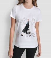 DKNY Koszulka z grafiką konwersacyjną CROSSWALK S (DEFEKT)