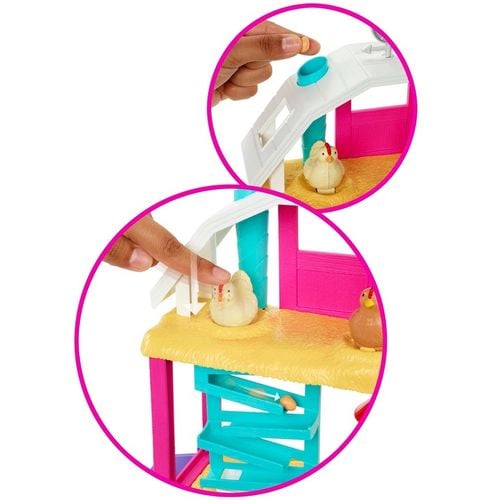 LALKA BARBIE ZESTAW FARMA WESOŁYCH KUREK na Arena.pl