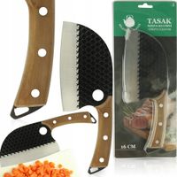TASAK KUCHENNY NÓŻ SZEFA KUCHNI 29 CM DO MIĘSA WARZYW OSTRY NA PREZENT STAL