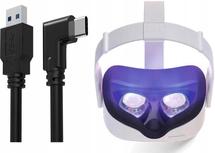 KABEL 5m do OCULUS LINK SteamVR QUEST 1 QUEST 2 QUEST 3 + GRATIS *JAKOŚĆ* zdjęcie 5