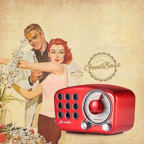 Radio Kuchenne Feegar Retro Bluetooth Przenośne Fm na Arena.pl