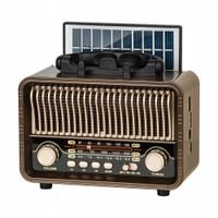 Radio przenośne analogowe solarne FM Kruger&Matz Bluetooth na baterie AUX