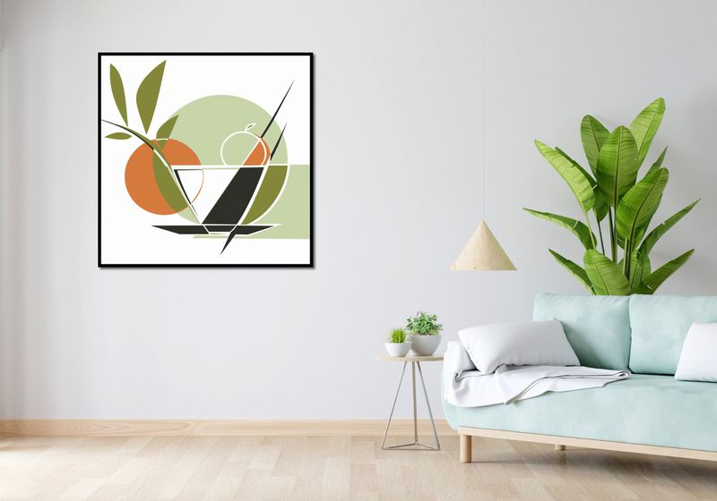 Plakat 100x100cm Owocowa Herbata zdjęcie 4