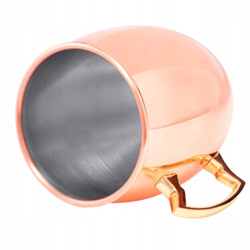 Kubek koktajlowy z uchem ze stali z grawerem PREZENT Z TWOIM IMIENIEM na Arena.pl