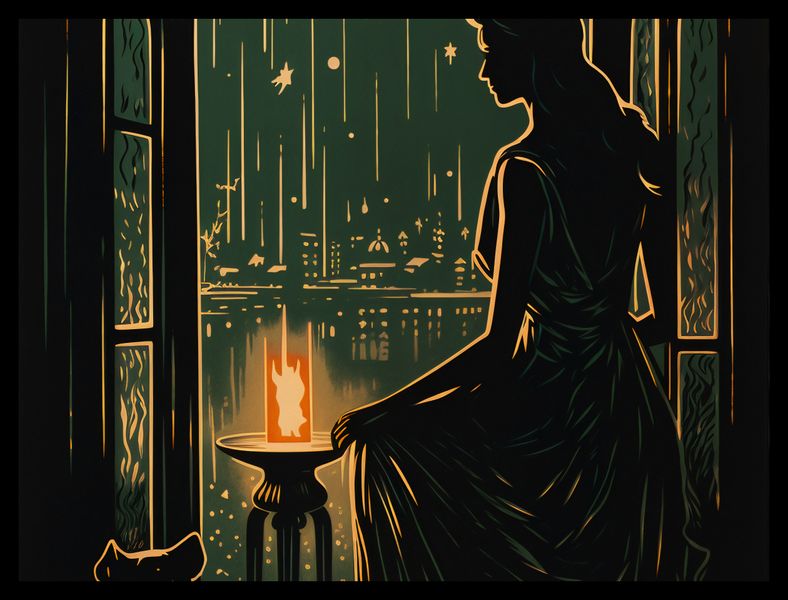 Plakat 40x30cm Nocne Szeptanie zdjęcie 2