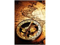 100 70CM OBRAZ PŁÓTNO STARA MAPA ŚWIATA PŁÓTNO RAMA