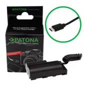 PATONA Adapter Dummy USB-C do Sony NP-F NP-FM50 NP-F550 NP-F750 NP-F960