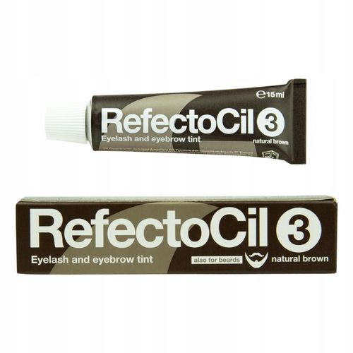 HENNA do brwi rzęs REFECTOCIL brąz w żelu ZESTAW z wodą utlenioną KALLOS na Arena.pl