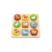 Puzzle Edukacyjne Drewniane Viga Zwierzeta