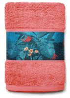 Ręcznik Love It 70x130 druk 3D Greno koral