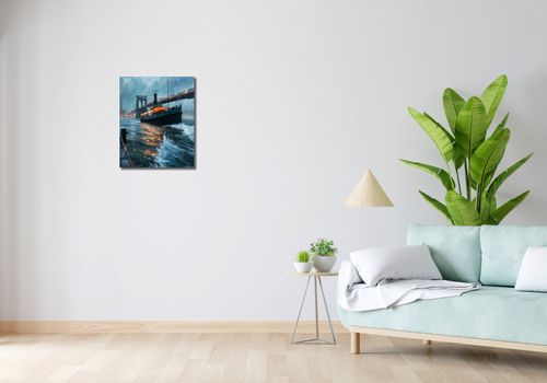 Obraz 40x50cm Stary Parowiec na Arena.pl