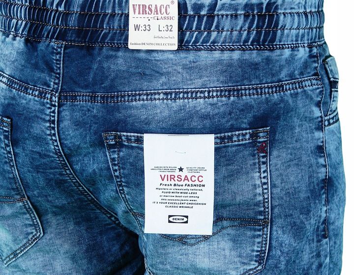 SPODNIE MĘSKIE JOGGER JEANS W35 ROZMIAR XL zdjęcie 4