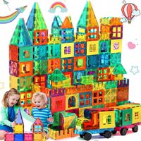 KLOCKI MAGNETYCZNE KONSTRUKCYJNE 100 PCS PICASSO TILES DUŻE EDUKACYJNE