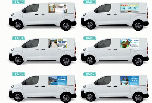 Reklama Naklejka na samochód wiele wzorów MEBLE NA WYMIAR na Arena.pl