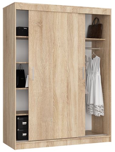 SZAFA PRZESUWNA 150 cm CLP MONO DĄB SONOMA na Arena.pl