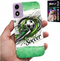 ETUI DO MOTOROLA MOTO E14 - PIŁKA NOŻNA, FOOTBALL PIŁKA CASE + SZKŁO