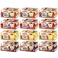 Kawa zbożowa Anatol 4 rodzaje klasyczna mocna waniliowa czekoladowa 12x84g