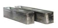 Osłonka 50 cm metal szary