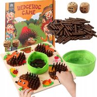 Zabawka MONTESSORI nauka liczenia I SORTOWANIA dla DZIECI DREWNIANY JEŻ