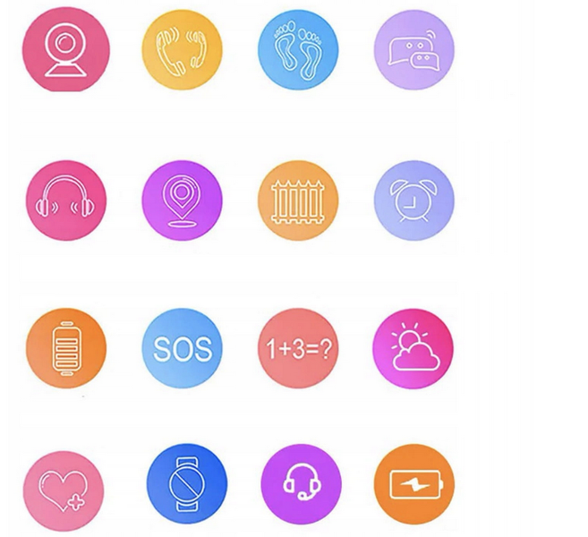 Smartwatch dla dzieci Q12 niebieski PL zdjęcie 4