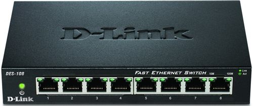 D-LINK DES-108 8x100Mbps Desktop Switch Metal na Arena.pl