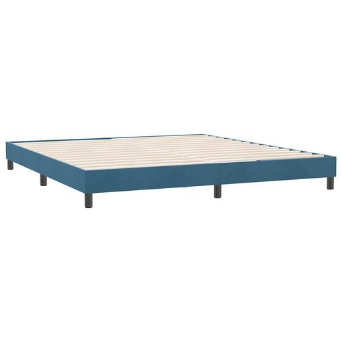Łóżko typu Box Spring bez materaca Ciemnoniebieskie 180x220 cm na Arena.pl