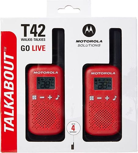 MOTOROLA T42 GO LIVE KRÓTKOFALÓWKI PMR 4szt. 4km na Arena.pl