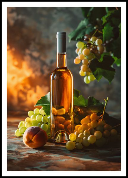 Plakat 68x98cm Bursztynowe Wino zdjęcie 3