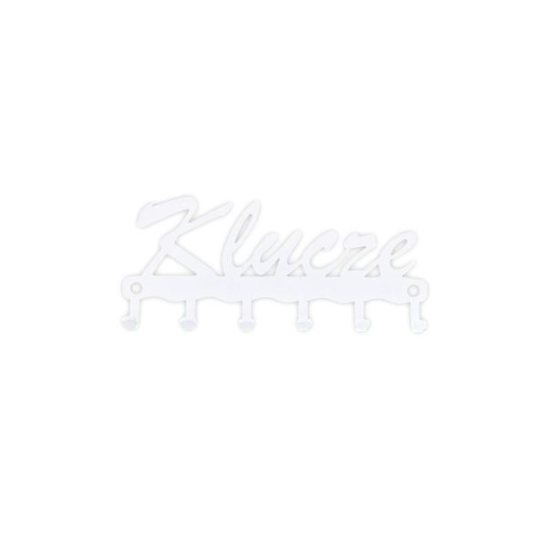 Wieszak ścienny Klucze biały zdjęcie 1