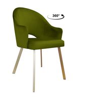 Krzesło obrotowe Velvet podstawa Profil złota BL75