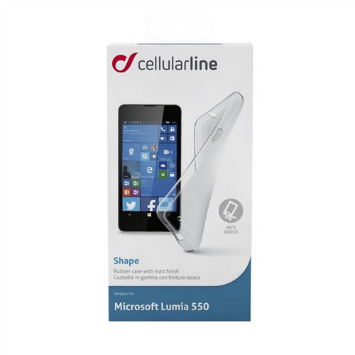 CELLULAR LINE Shape Etui Microsoft Lumia 550 transparentne na Arena.pl