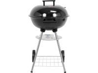 grill węglowy okrągły z pokrowcem, ruszt 41cm - w-99906