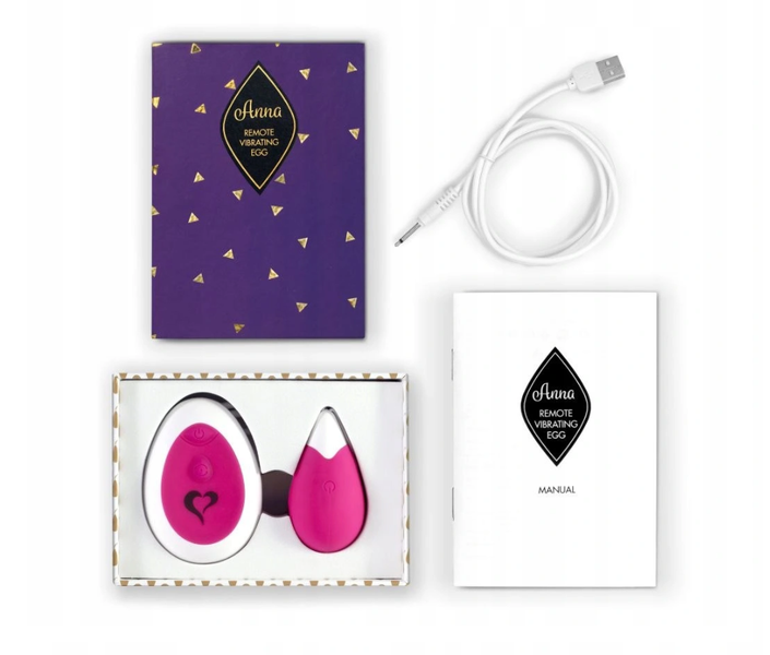 Ekskluzywne Jajeczko Z Wibracją - Anna Remote Vibrating Egg zdjęcie 2