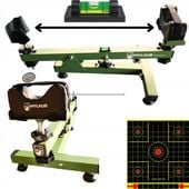 Stojak statyw do przestrzeliwania broni Myłkus 2.0 wzmocniony tarcze