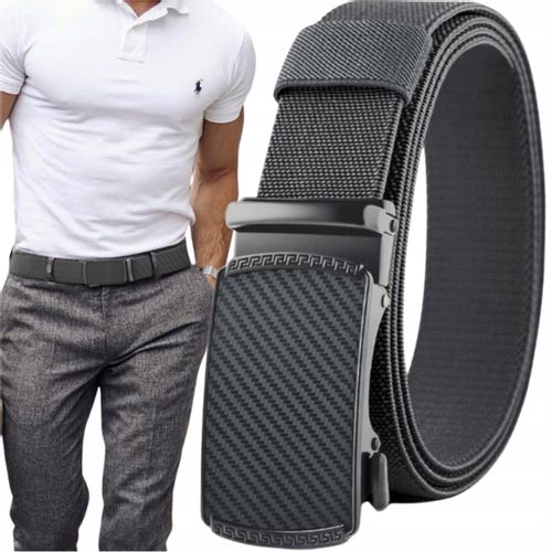 Parciany Pas Elastyczny Taktyczny Pasek Elegancki Klamra Automatyczna na Arena.pl