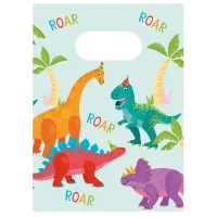 torebki papierowe dino 16x22 cm 4 szt.