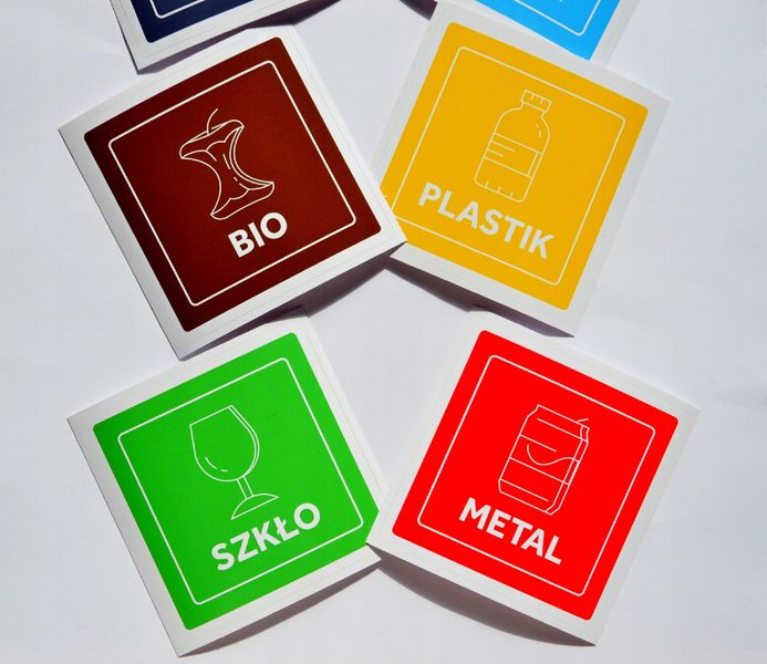 Naklejka segregacyjna PLASTIK zdjęcie 2