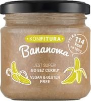 DEVALDANO - KONFITURA BEZ CUKRU - BANANOWA 190G / słoik