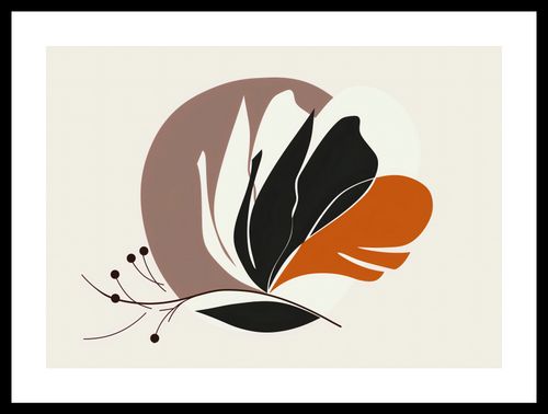 Plakat 42x29,7cm Elegancja Roślinna na Arena.pl