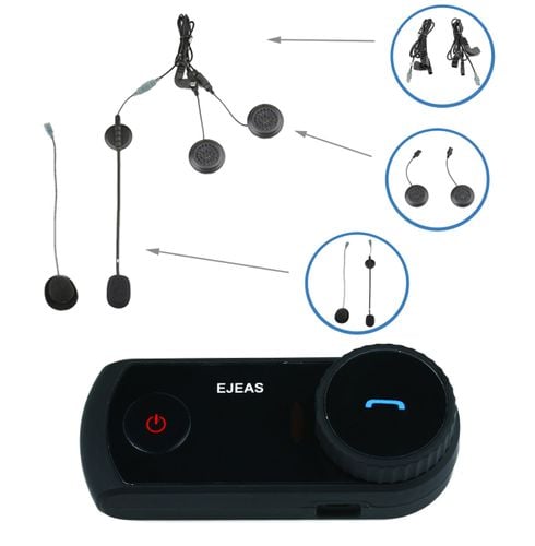 INTERKOM MOTOCYKLOWY EJEAS E2 BLUETOOTH NA 2 KASKI na Arena.pl