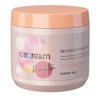 Inebrya Ice Cream Keratin regenerująca maska do włosów z keratyną, 500ml